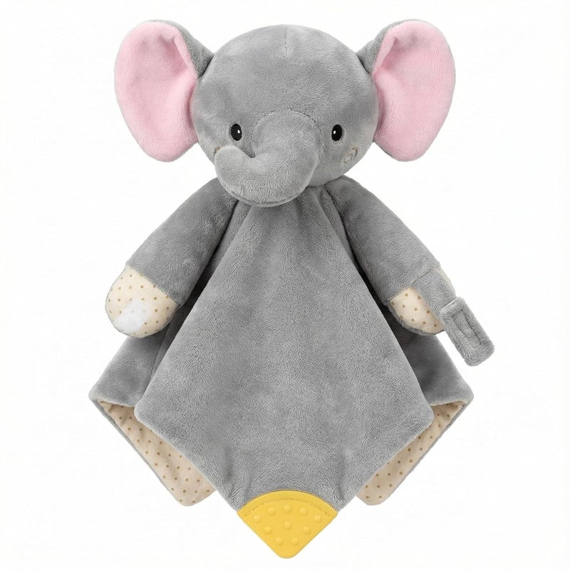 BEREST Elephant Baby Lovey Rechargeable Sleep Soother with 10 White Noises (Heartbeat, Shushing & Lullabies) & Cry Sensor|Timer|Recording|Plush Blanket Comforter Gift for Newborns|Infants|Boys & Girls - Image 1